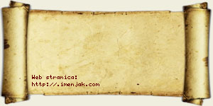 Anđa Vunić vizit kartica